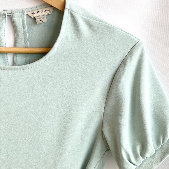 Habitual Other - Habitual Girls | EASTER | Pastel Blue Ruffle Dress | Side Tie Waist | Size 10